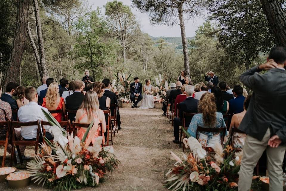 Ceremonia en el bosque