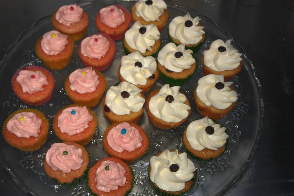 Surtido de mini cupcakes