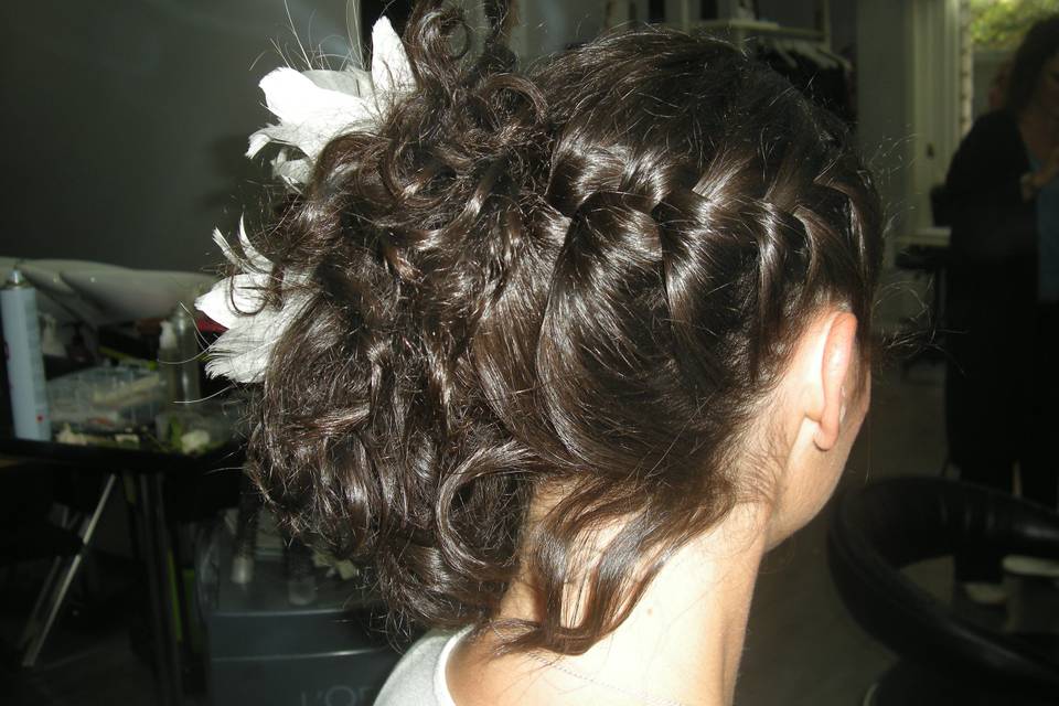 Trenza y tocado