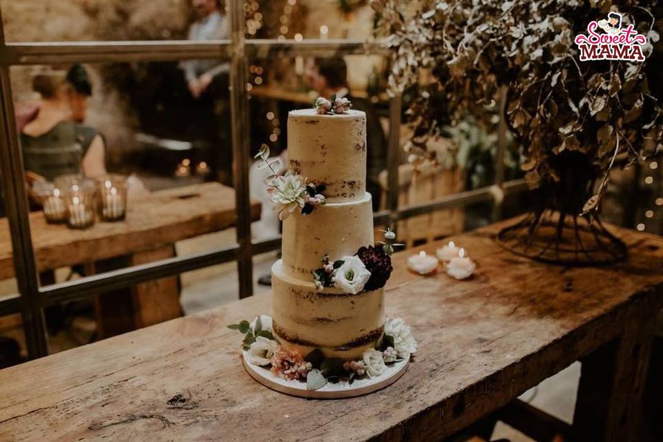 Naked cake vintage