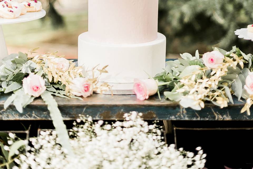 Mesa dulce en boda de Aladdin