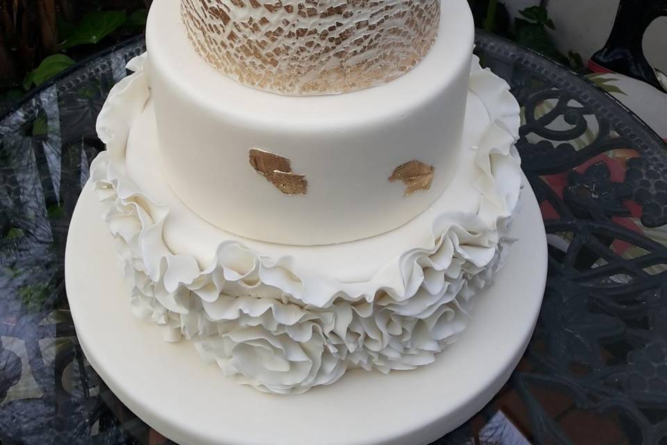 Tarta nupcial elegante