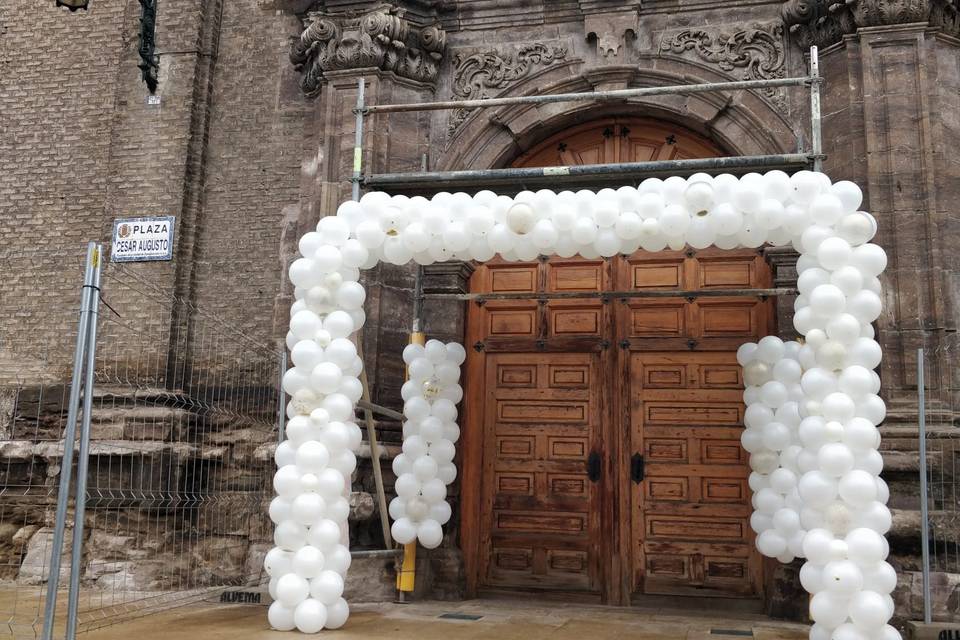 Decoración con globos