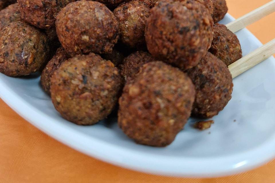 Falafel con hummus
