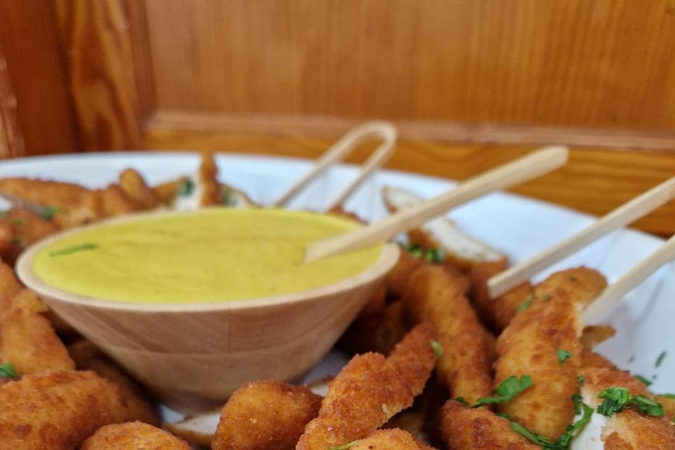 Tiras de pollo