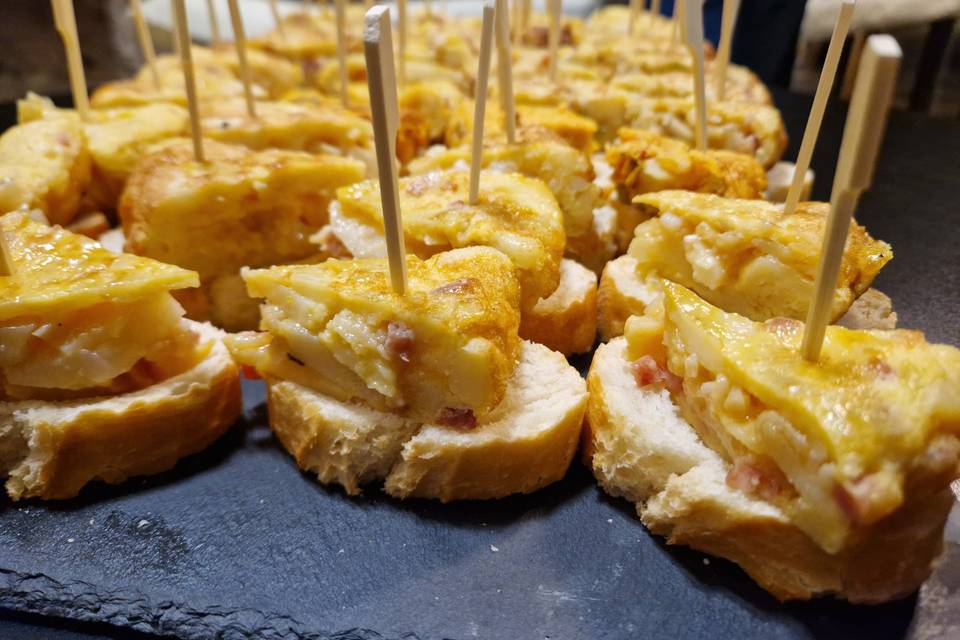 Pinchos de tortilla