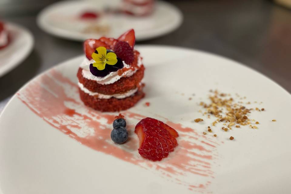 Tarta de red velvet