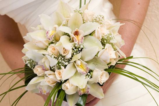 Ramo boda de orquídeas