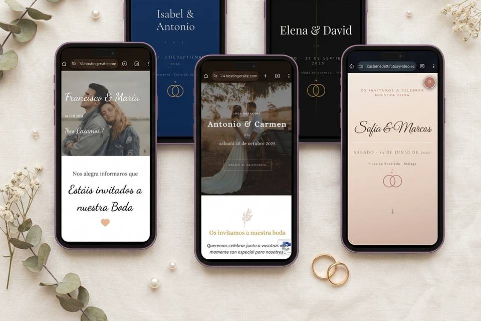 Invitación web de bodas 💍💌