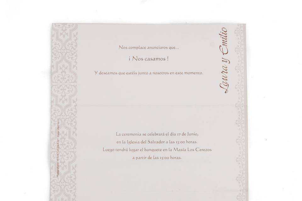 Invitación de boda - 181170 c