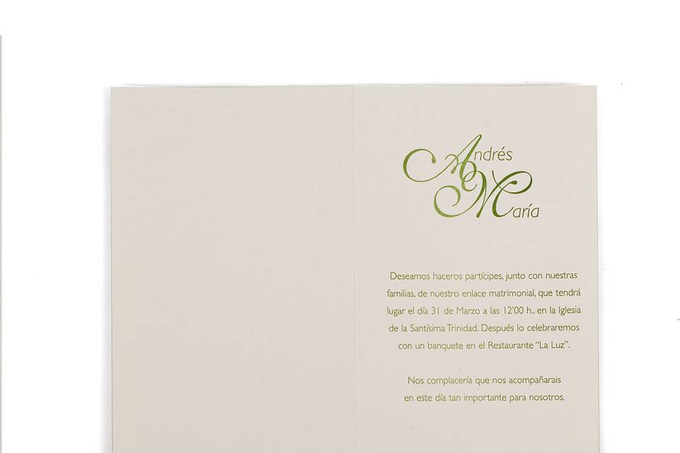 Invitación de boda - 181710 a