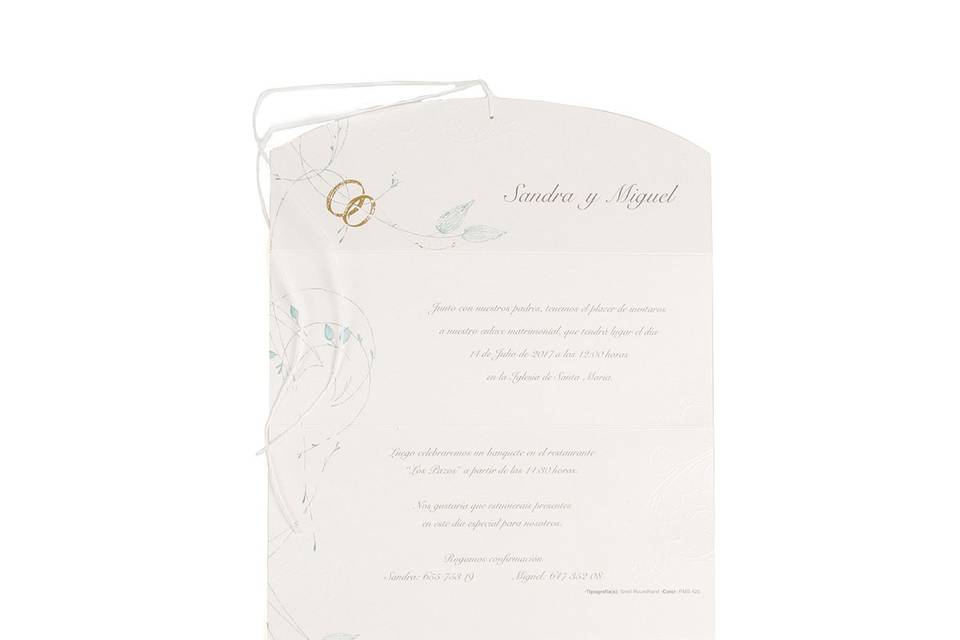 Invitación de boda - 181190 b