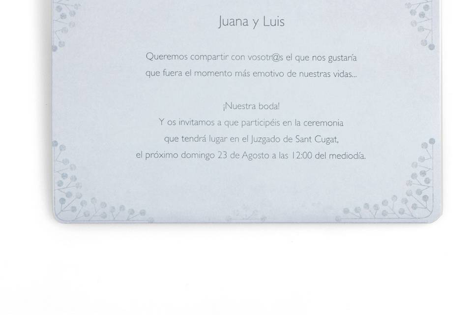 Invitación de boda - 181270 c