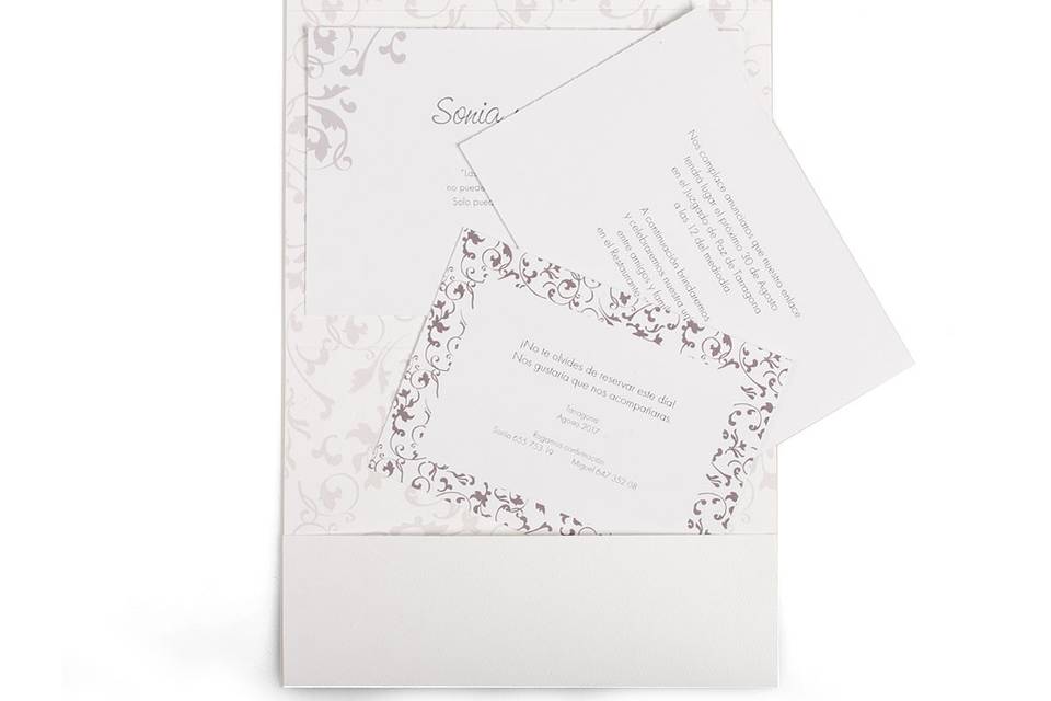 Invitación de boda - 181740 b