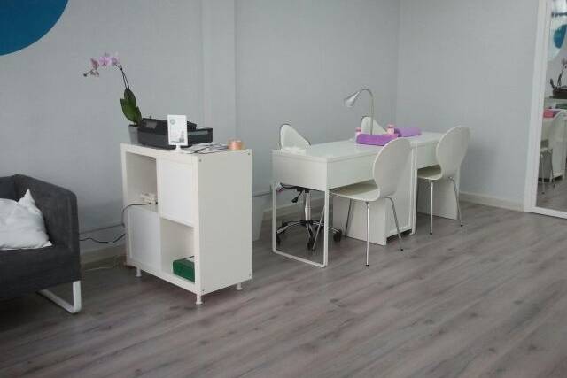 Zona de trabajo de manicura