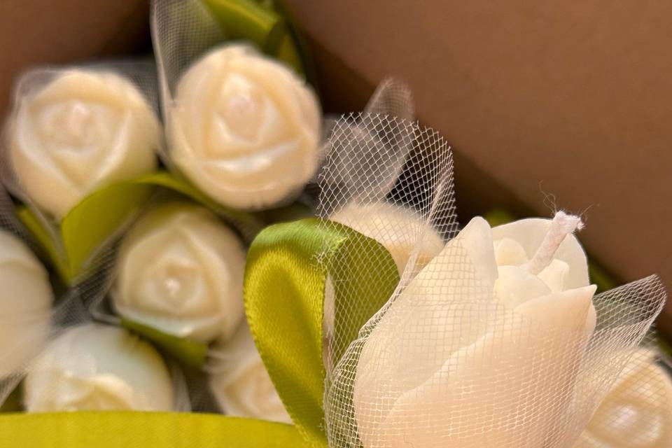 Vela tulipán lazo raso