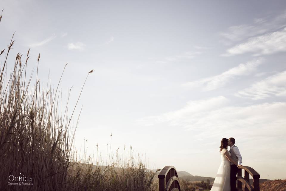 Postboda en el campo