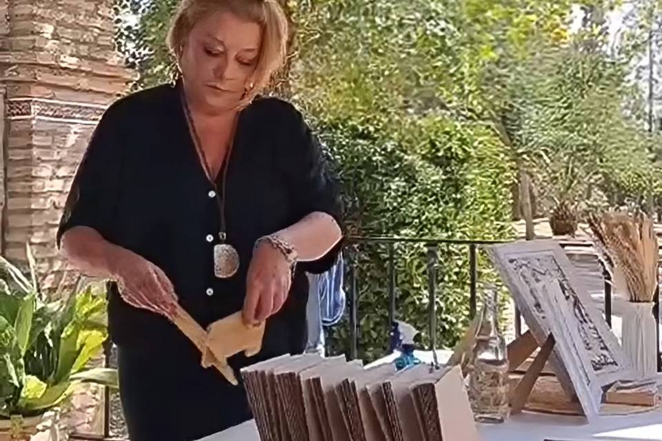 Preparando la mesa