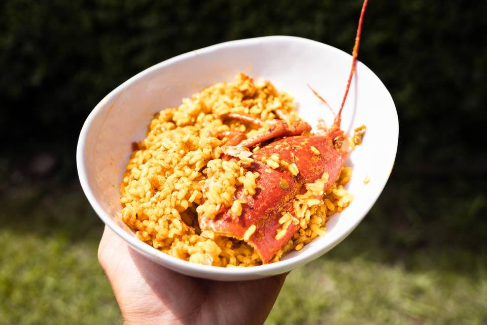 Arroz con bogavante