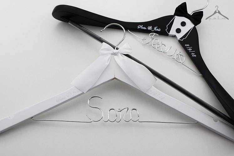 Perchas personalizadas boda