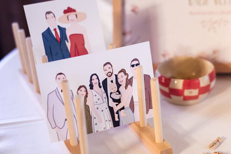 Ilustración invitados