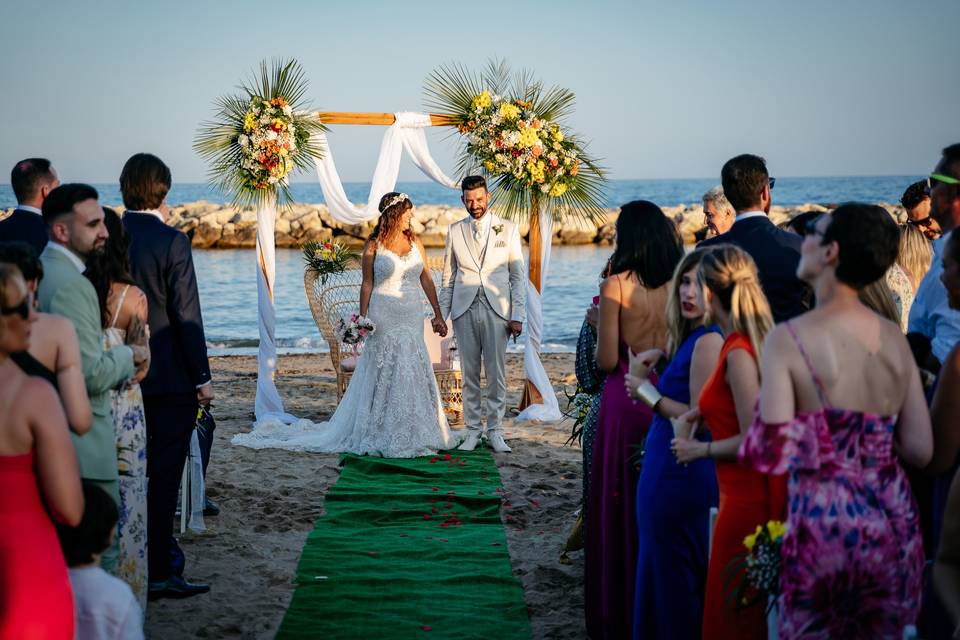 Ceremonia a la playa