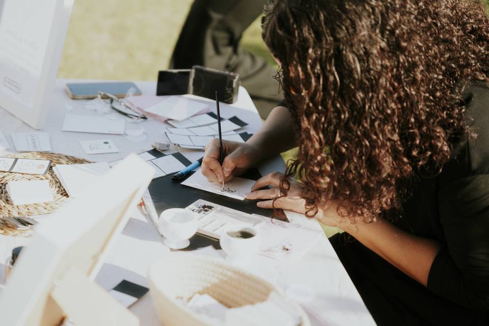 Pintando