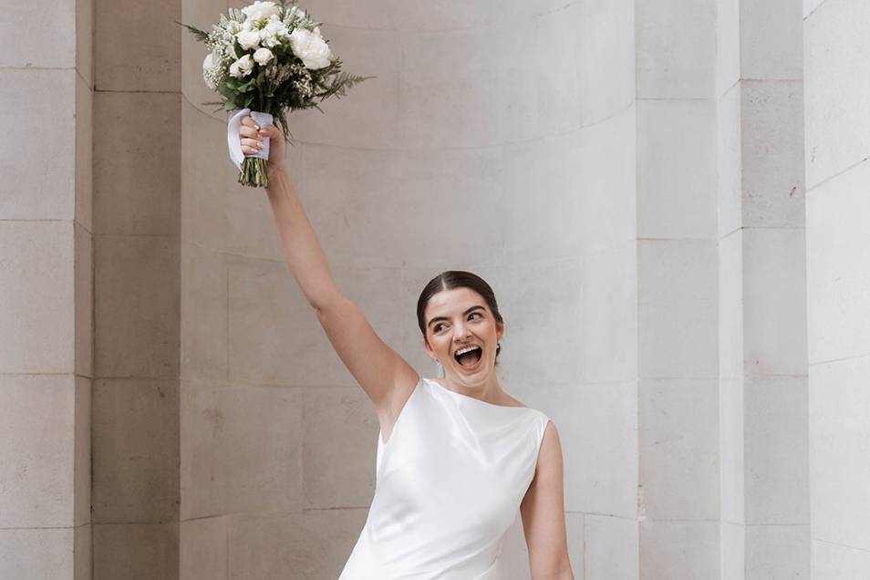 Maquillaje y peinado de novia