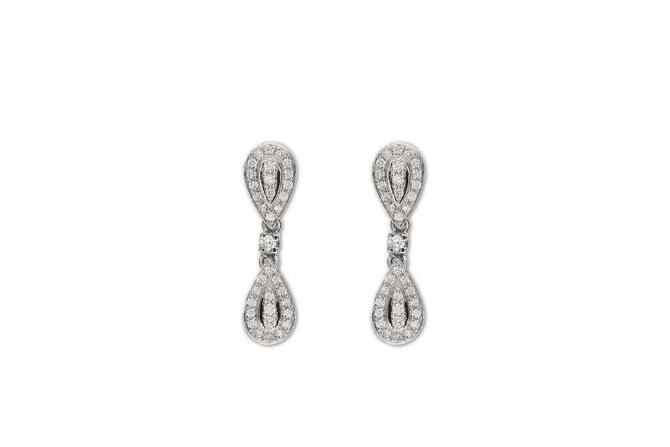 Pendientes diamantes