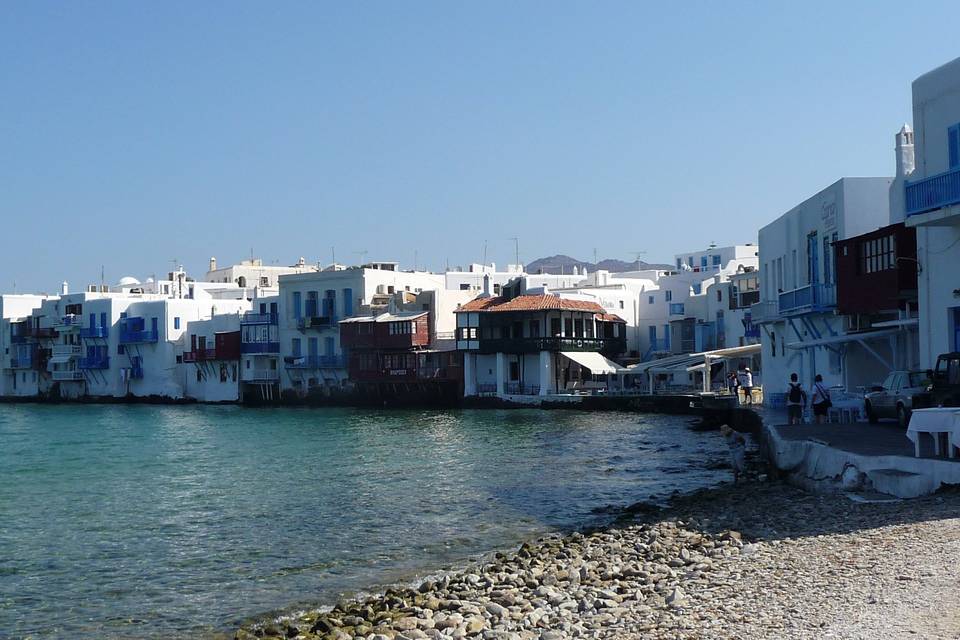 Pequeña Venecia, Mikonos