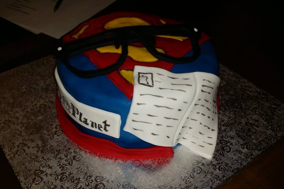 Tarta Superman