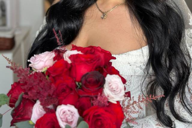 Maquillaje y peinado novia