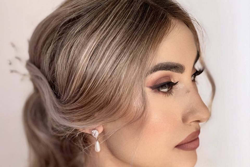 Maquillaje de novia nude