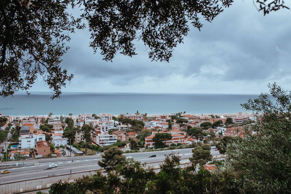 Castelldefels a nuestros pies
