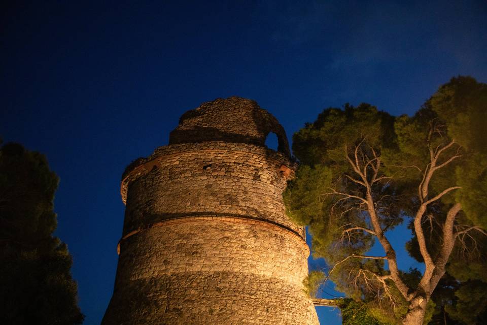 Torreón de noche