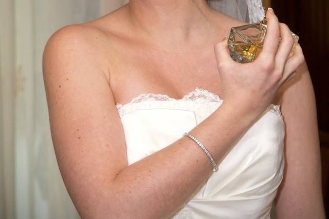 Fotos en casa de la novia