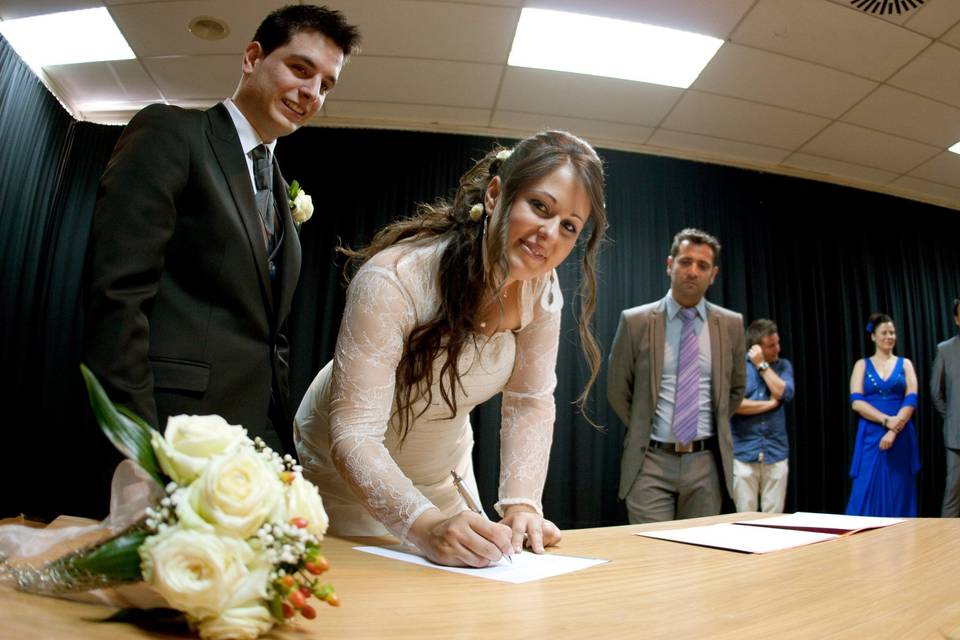 La ceremonia de Ana María y Marc