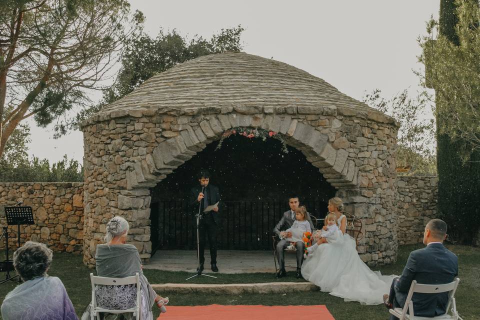 La ceremonia de Gisela e Isaac