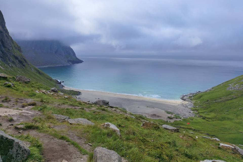 Playa el fin del mundo, fiordo