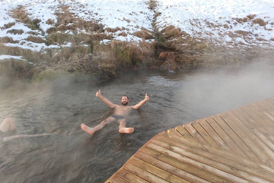 Baño termal natural, islandia