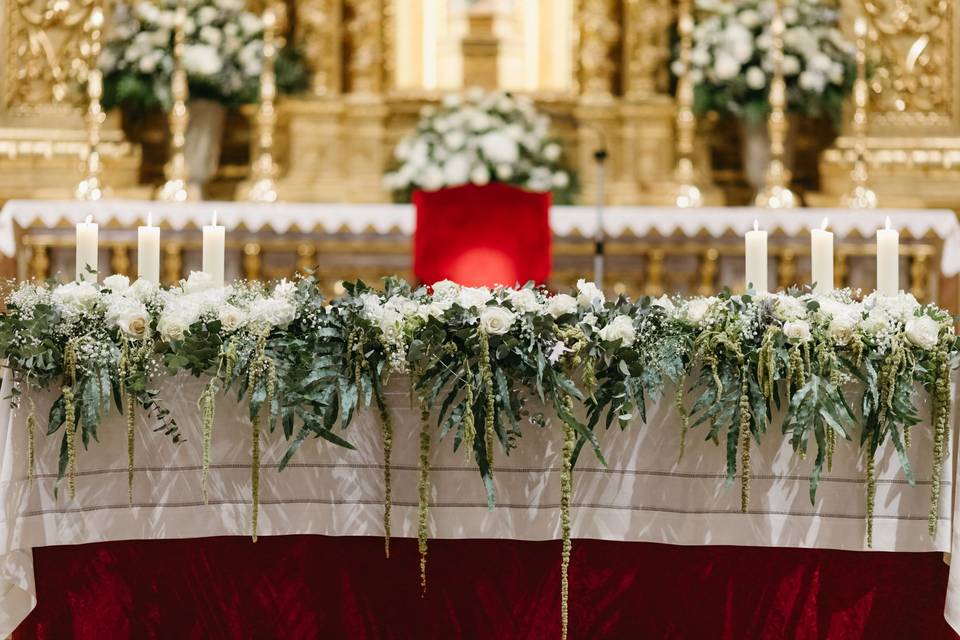 Flores iglesia