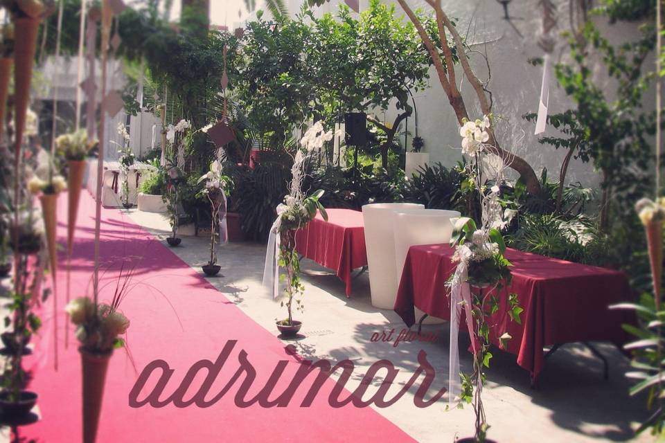 Decoración de bodas en exteriores