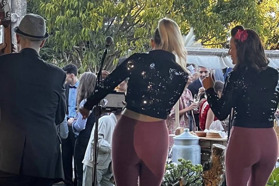 Durante el coctel