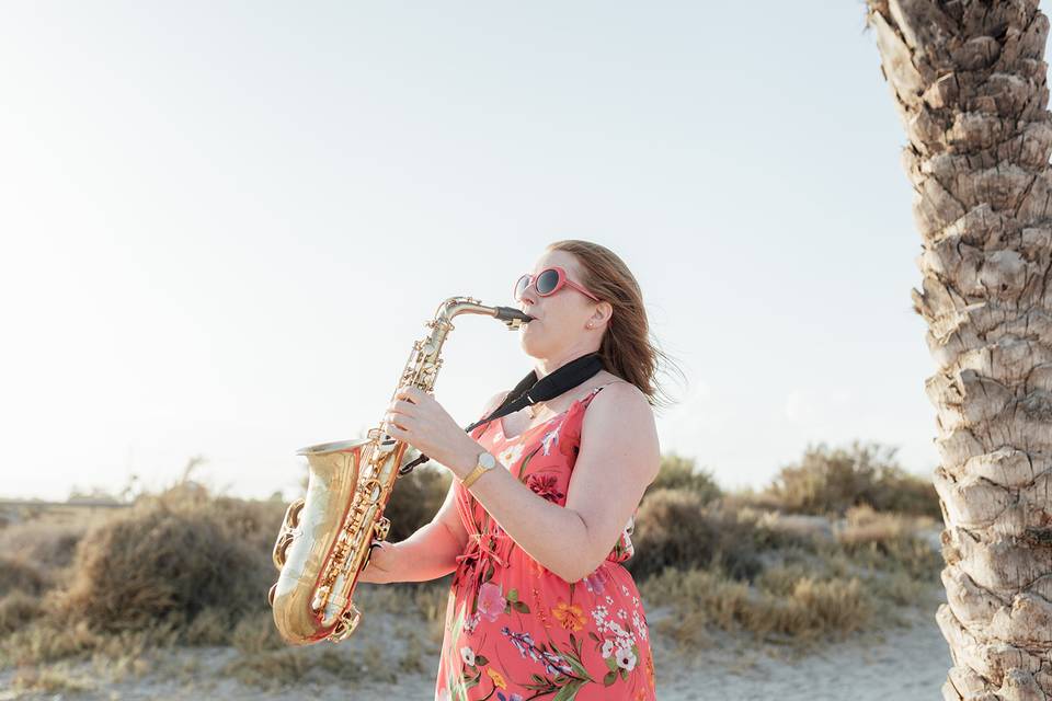 Katie on Sax