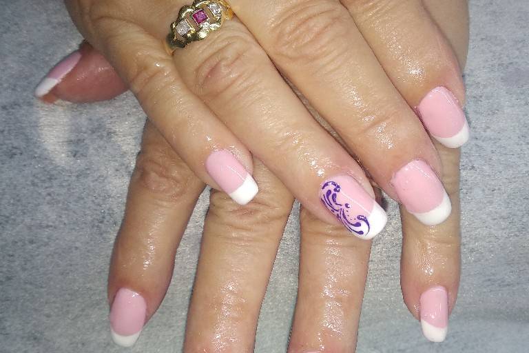 Manicura francesa