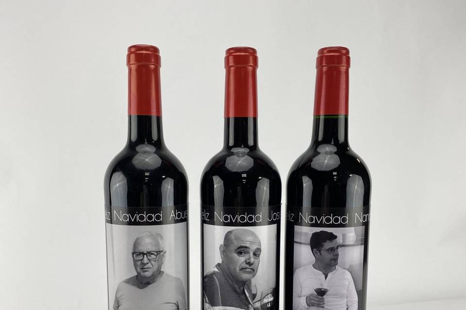 Botella Vino personalizada