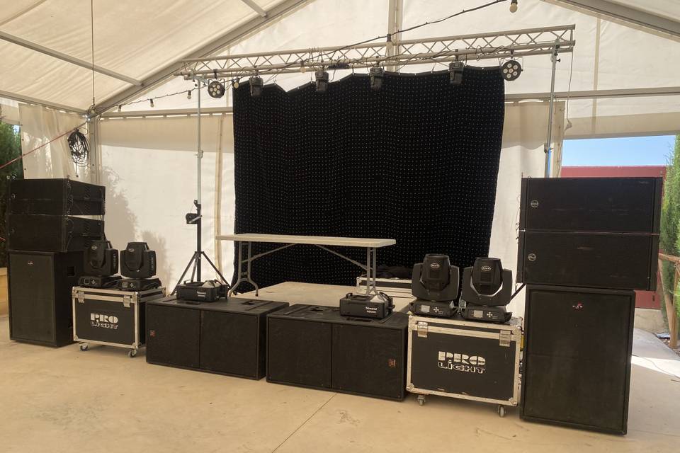 Sonido e iluminación FHJ