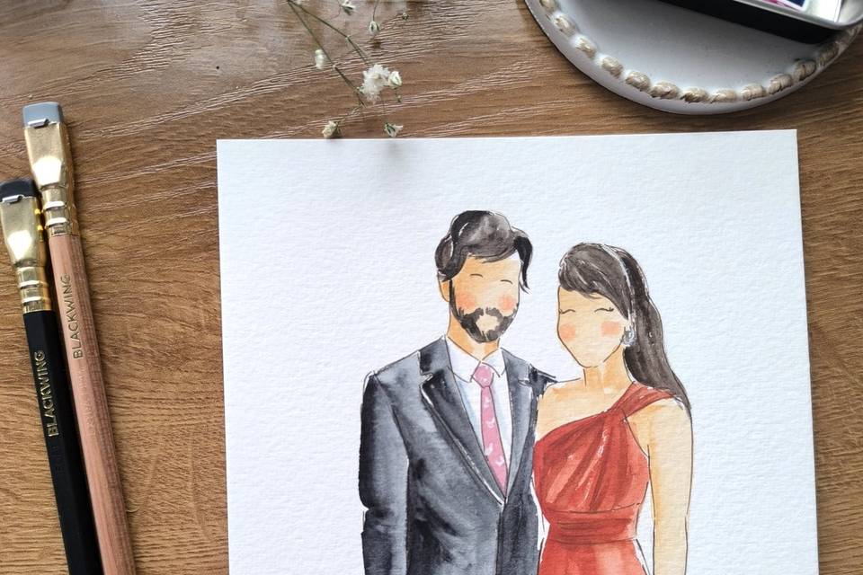 Ilustración post boda