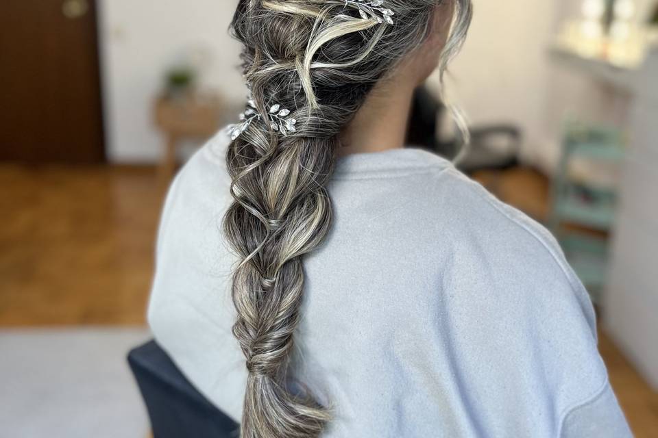 Trenza con textura