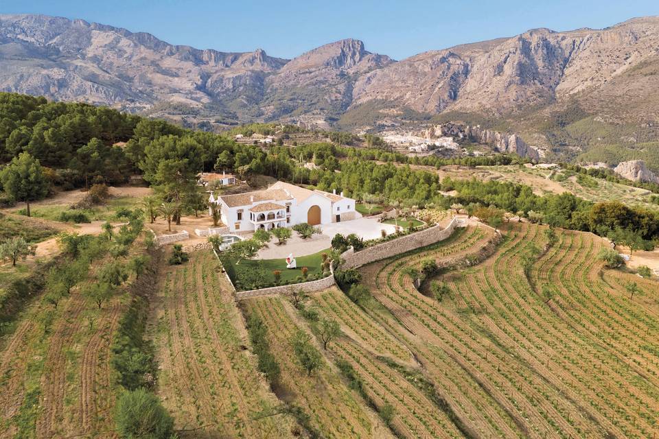 Bodega desde el aire